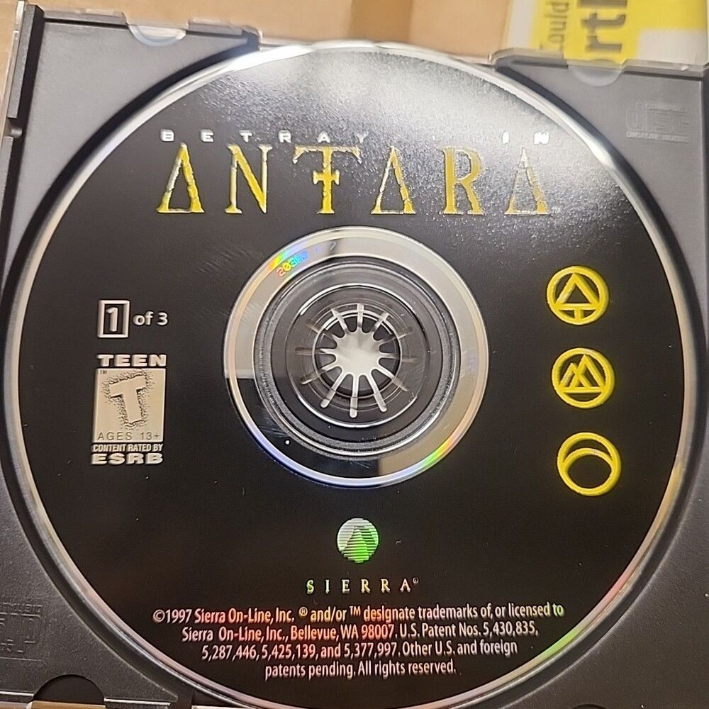 *CLASSIC* Betrayal in Antara Big Box PC Game (Sierra, 1997) Complete - Picture 5 of 7